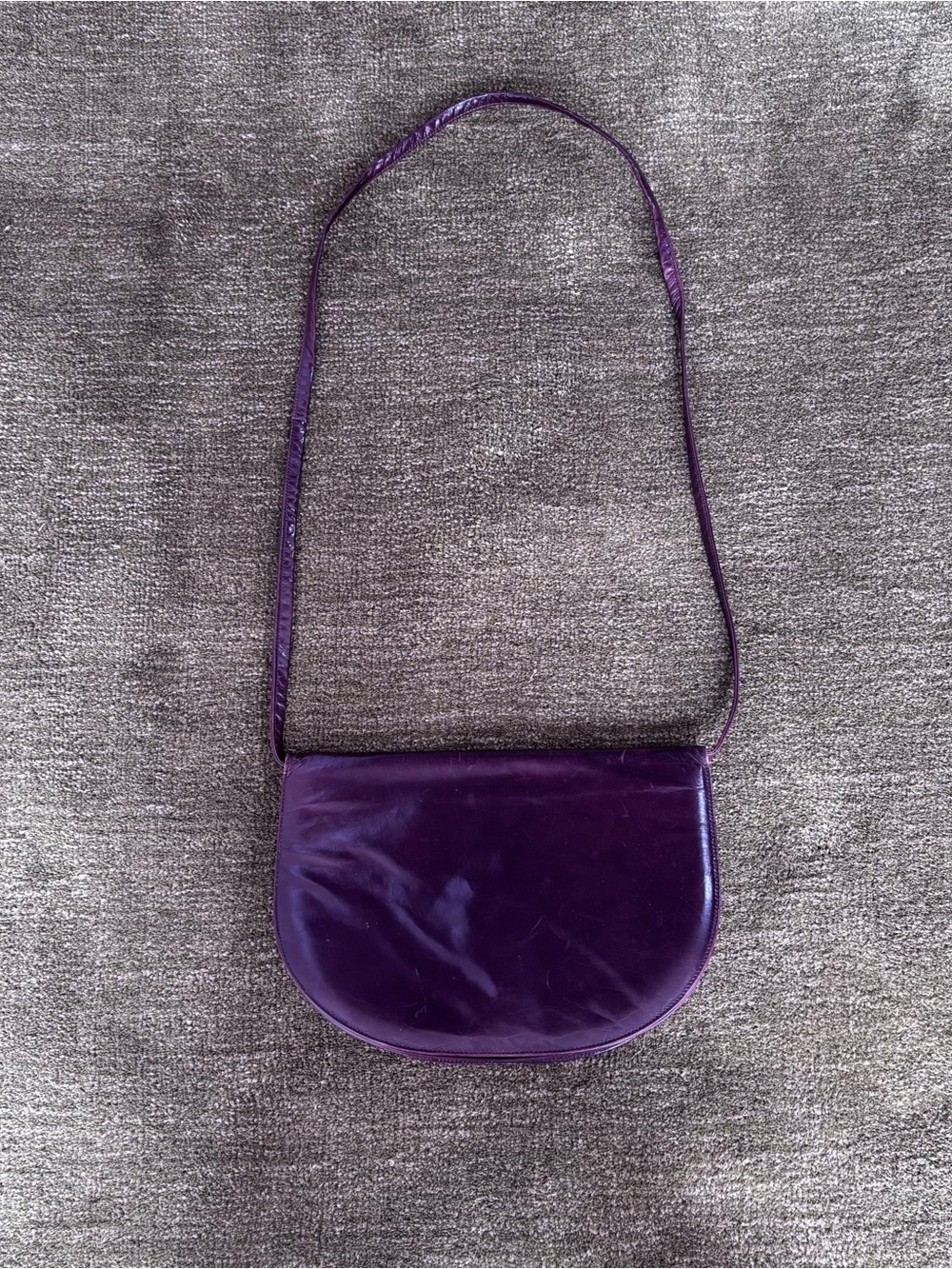Vintage Stuart Weitzman Brown Leather Crossbody Bag - Picture 7 of 9